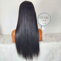 Straight HD Lace Wig 28 Inch – Natural Black Long Wig for Everyday Glam | GUGU Hair