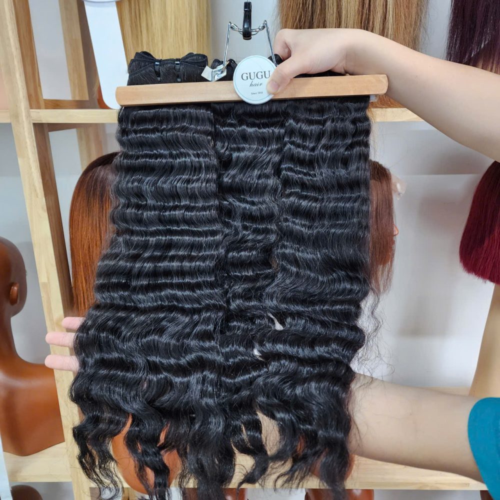 28 Inch Double Drawn Deep Wave Human Hair Bundle
