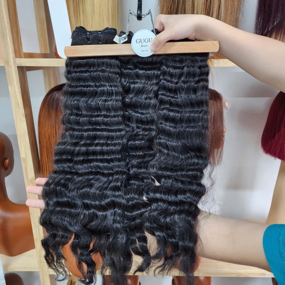 28 Inch Double Drawn Deep Wave Human Hair Bundle