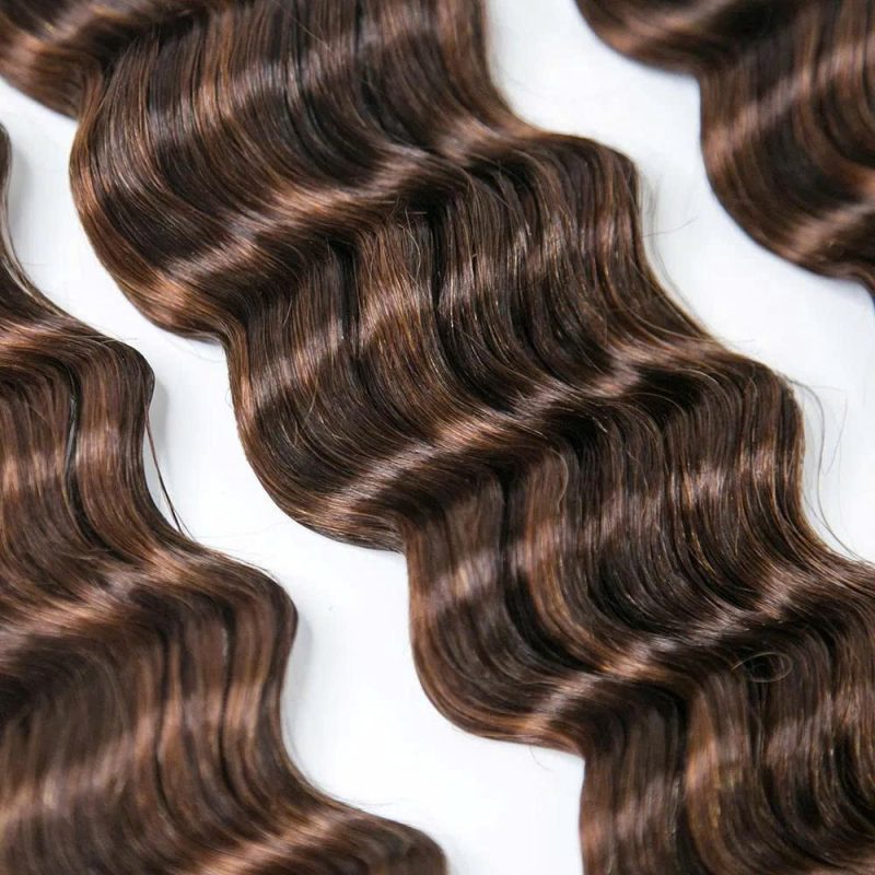 deep wave human braiding hair 24 inch