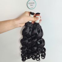 24inch Loose Wave Curly Bulk Hair For Braiding Human - GUGU HAIR 5 loose-wave-bulk-hair-vietnamese-human-hair-guguhai