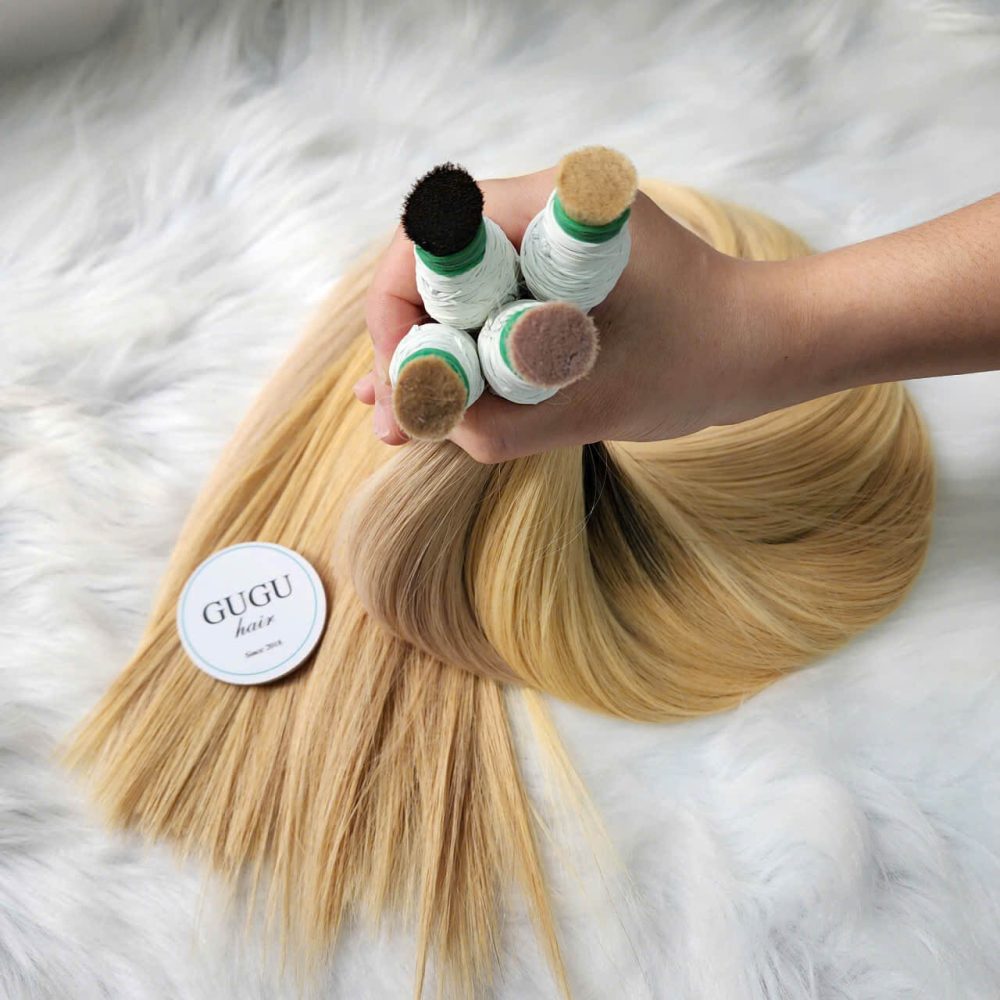 Blonde Bulk Hair Extensions 26 Inch – Premium Raw Vietnamese Human Hair