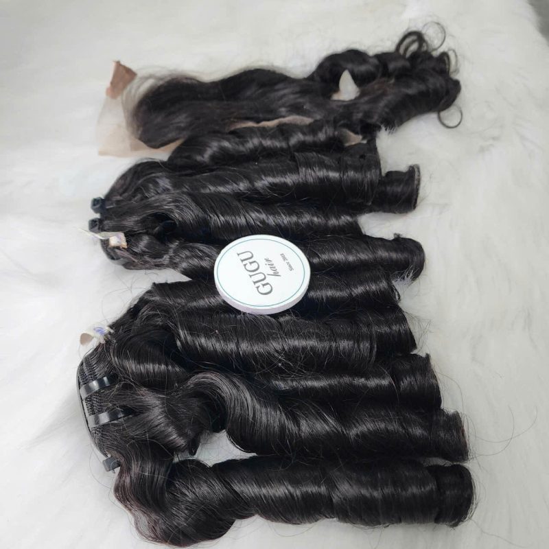 Bouncy Curly Human Hair Bundles – 100% Vietnamese Hair