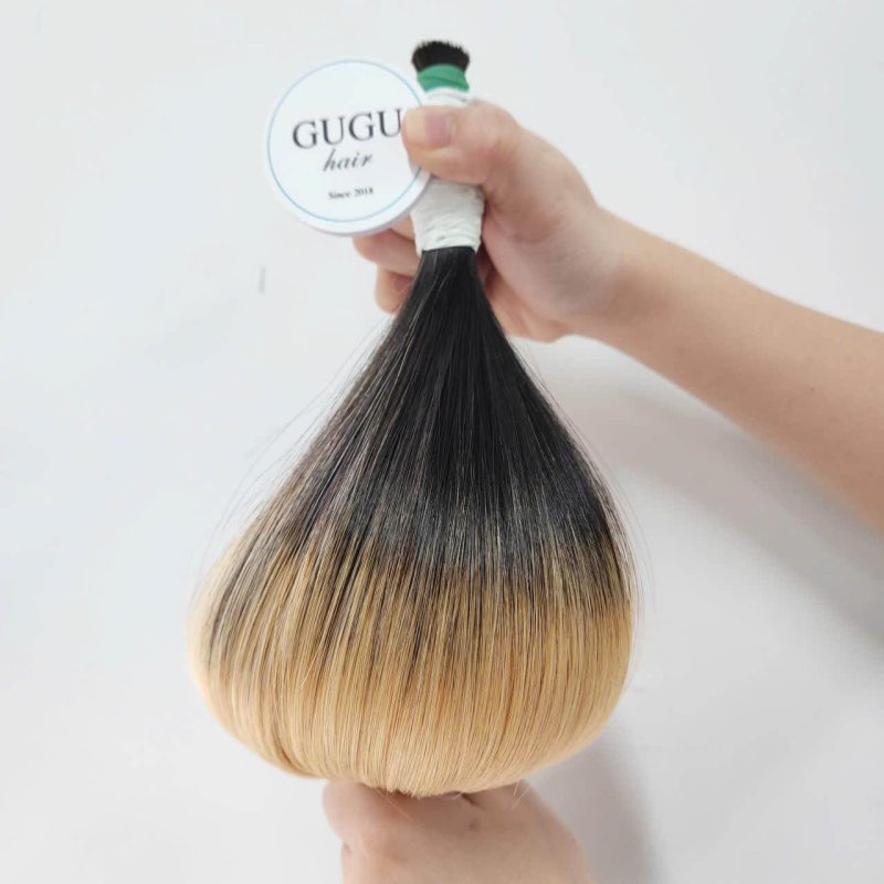 Blonde Bulk Hair Extensions 26 Inch – Premium Raw Vietnamese Human Hair