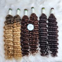 Deep Wave Bulk Hair Extensions – Natural Look for Stunning Braids
