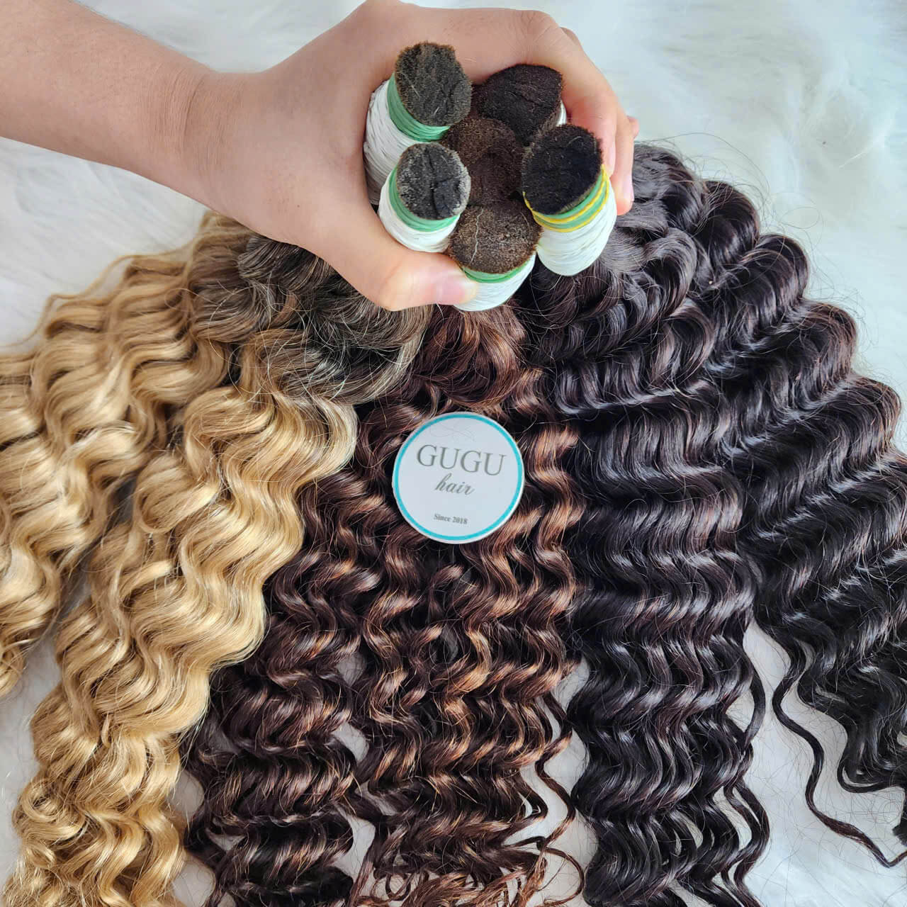 100% Human Hair Deep Wave Bulk – Natural, Soft & Long-Lasting