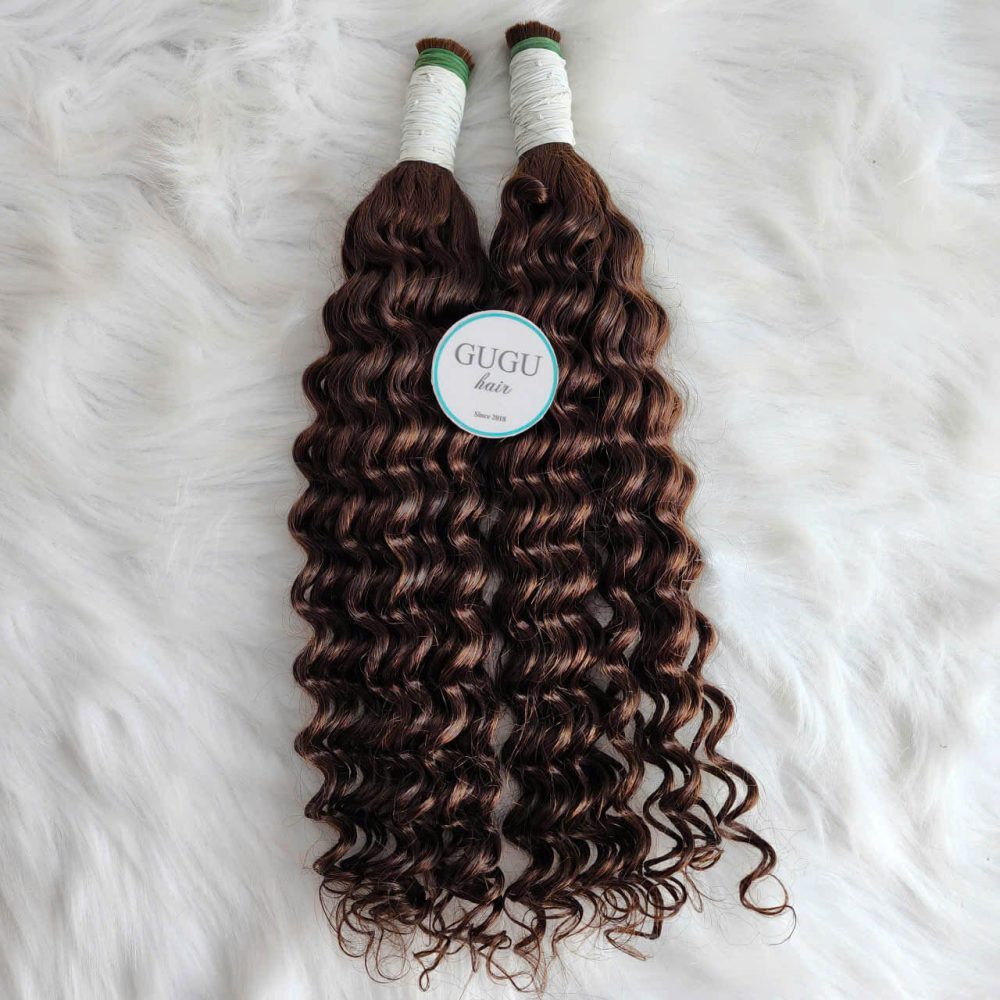 100% Human Hair Deep Wave Bulk – Natural, Soft & Long-Lasting