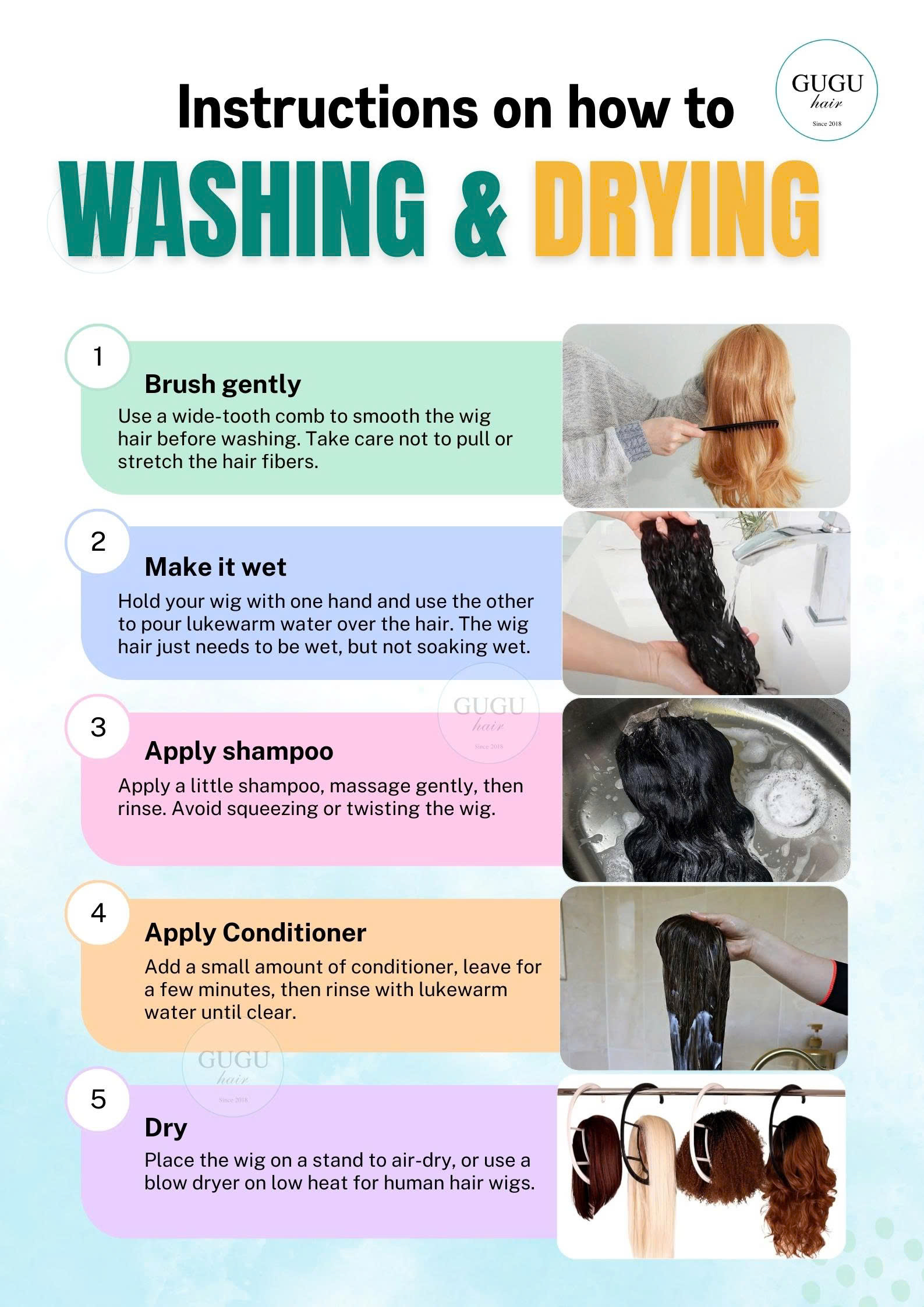 Washing Tips – How to Avoid Tangle During Hair Wash