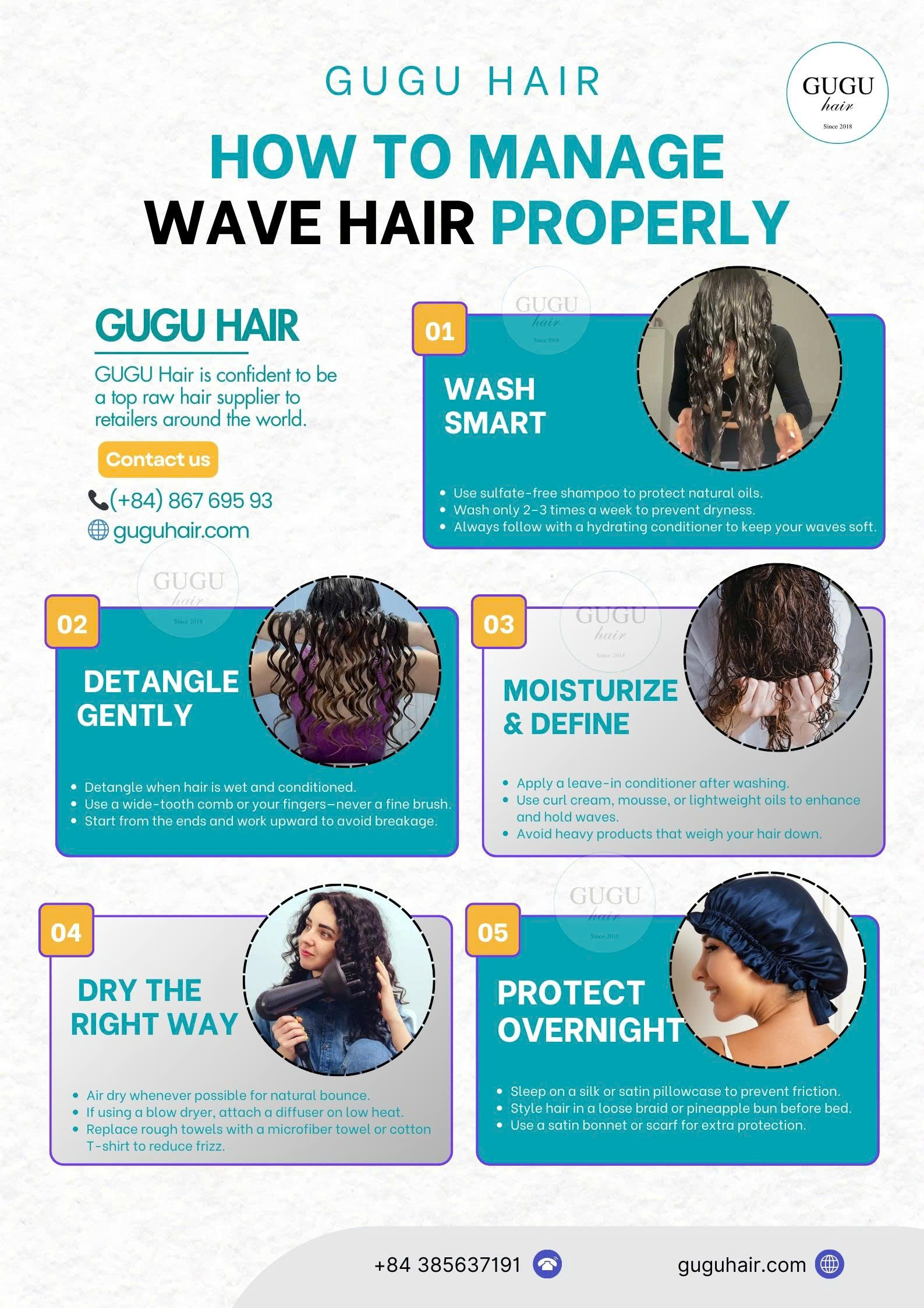 wave hair properly- GUGU HAIR