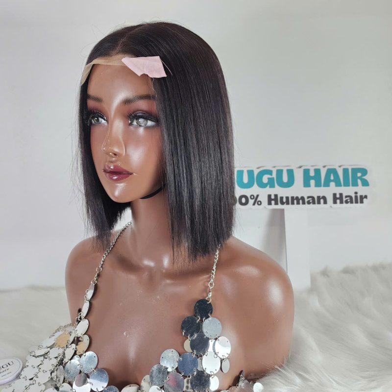 10 Inch Bob Human Hair Wig – Short Straight Natural Wig for Women | GUGUHAIR