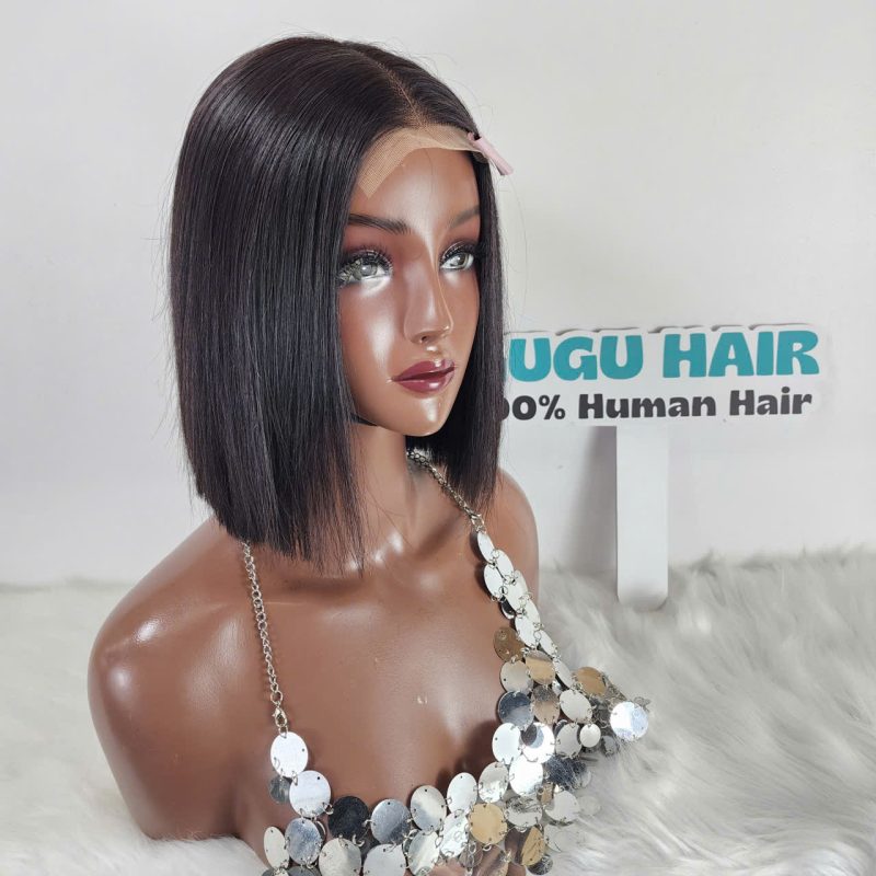 10 Inch Bob Human Hair Wig – Short Straight Natural Wig for Women | GUGUHAIR