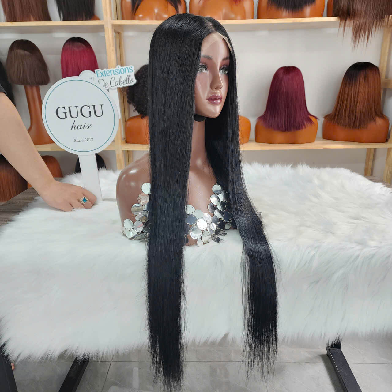 32 Inch Bone Straight Natural Color Raw Vietnamese Human Hair Wig 10 32 Inch Bone Straight Hair Wig Natural Color