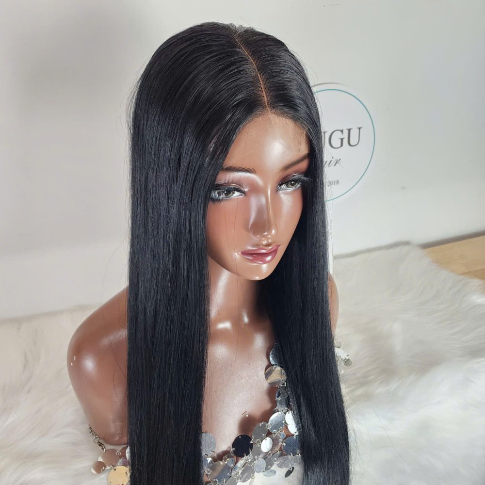 32 Inch Bone Straight Wig – 100% Human Hair 2x6 Lace by GUGU HAIR