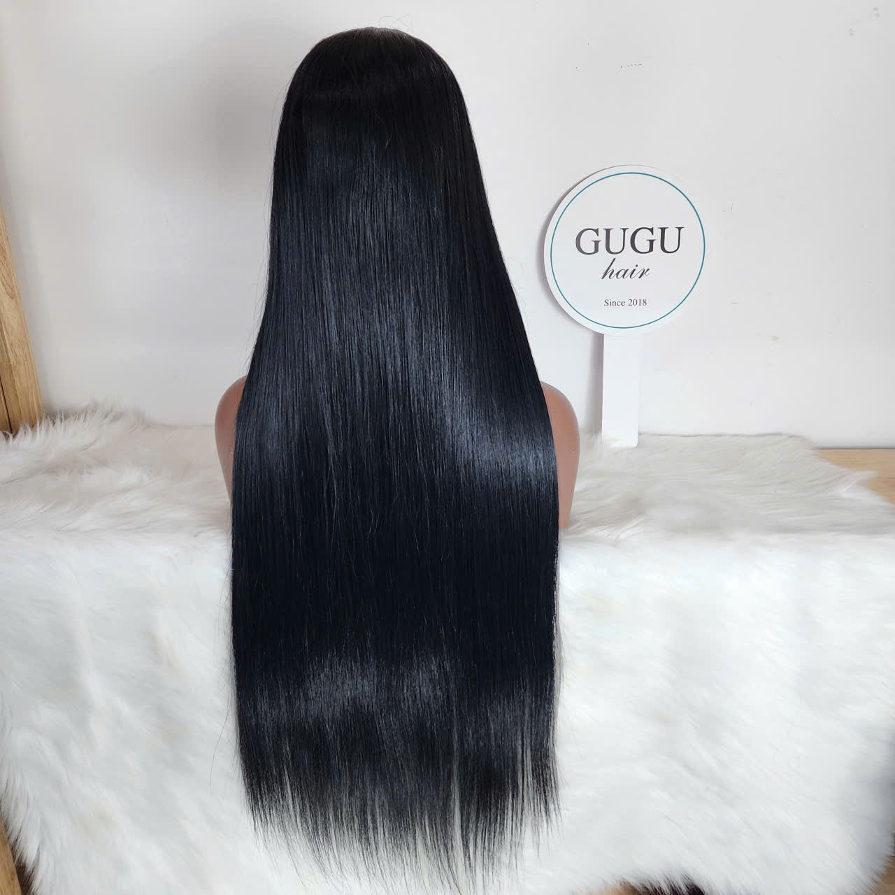 32 Inch Bone Straight Wig – 100% Human Hair 2x6 Lace by GUGU HAIR