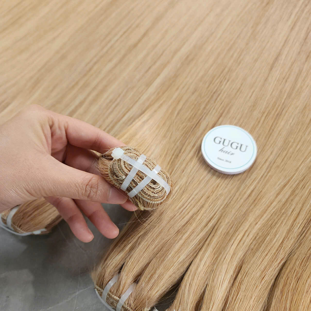 Bone Straight Hair Bundles Blonde Color