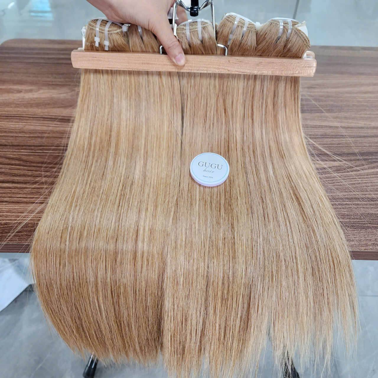 Bone Straight Hair Bundles Blonde Color