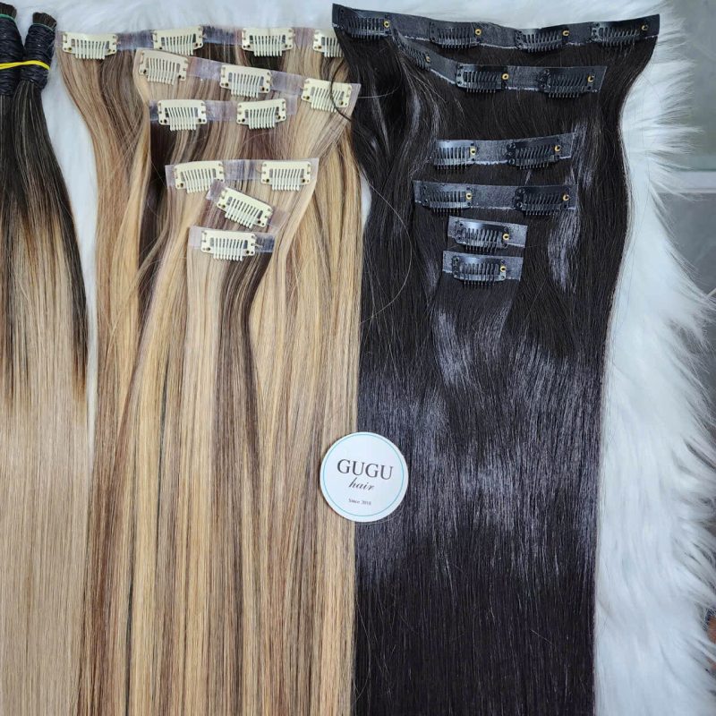 Raw Vietnamese Human Hair Clip Ins