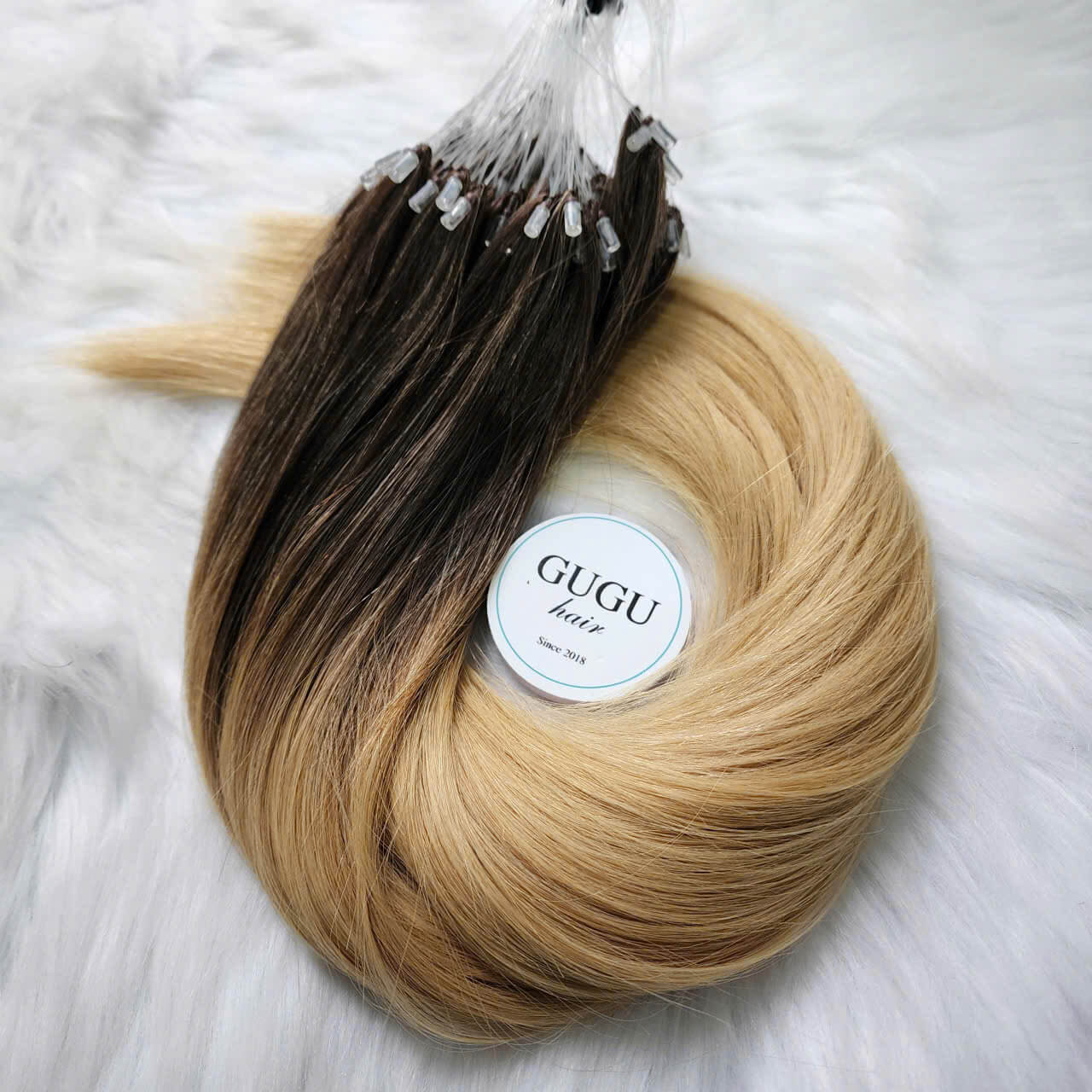 Vietnamese H6 Feather Hair Extensions Color #613 9 Vietnamese H6 Feather Hair Extensions Color #613