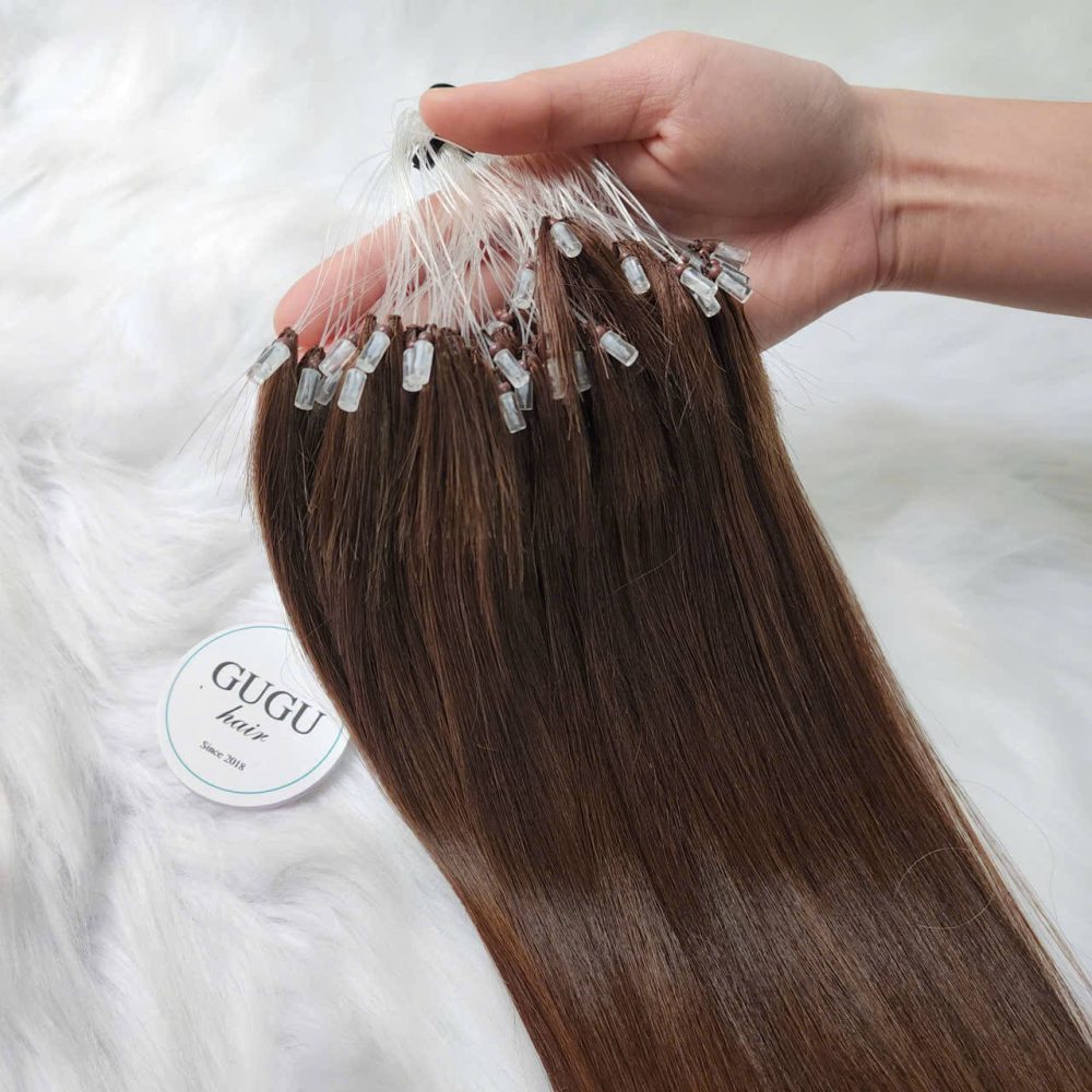 Vietnamese H6 Feather Hair Extensions Color #6
