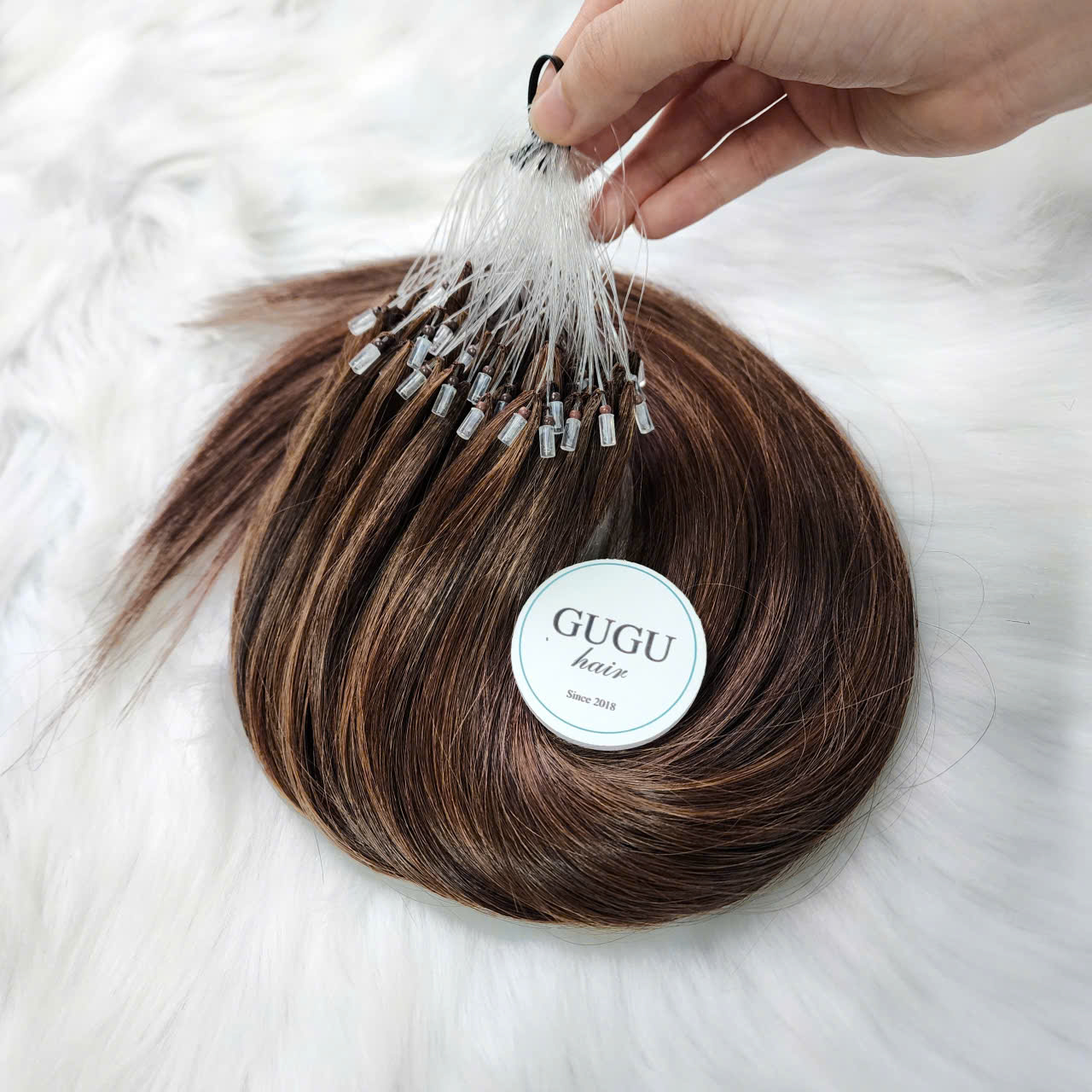 H6 Feather Hair Extensions #2 – Natural Dark Brown Human Hair 12 Vietnamese H6 Feather Hair Extensions