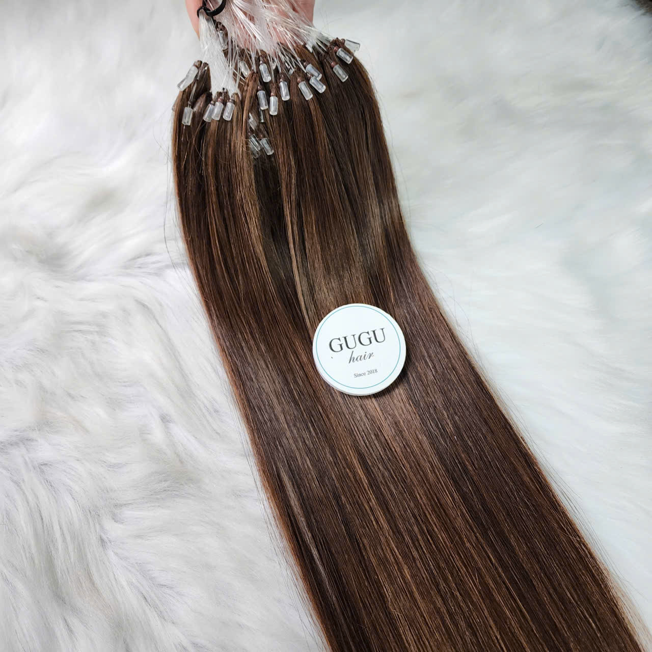 H6 Feather Hair Extensions #2 – Natural Dark Brown Human Hair 10 Vietnamese H6 Feather Hair Extensions