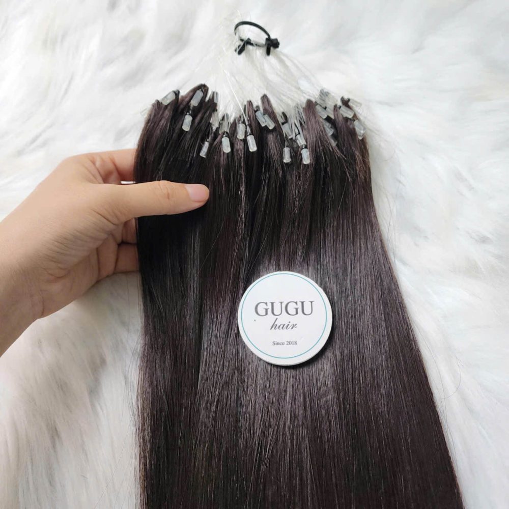 Luxury Vietnam H6 Feather Hair Extensions Color #1b