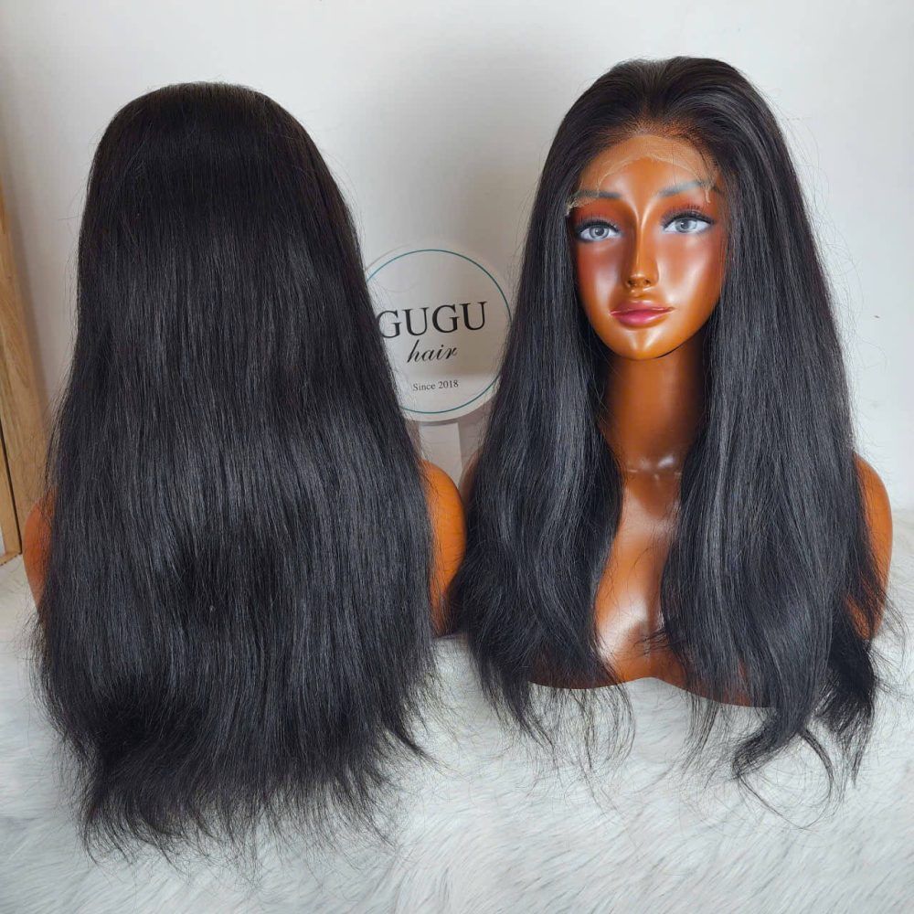 Natural straight Vietnamese human hair wig 20 inch