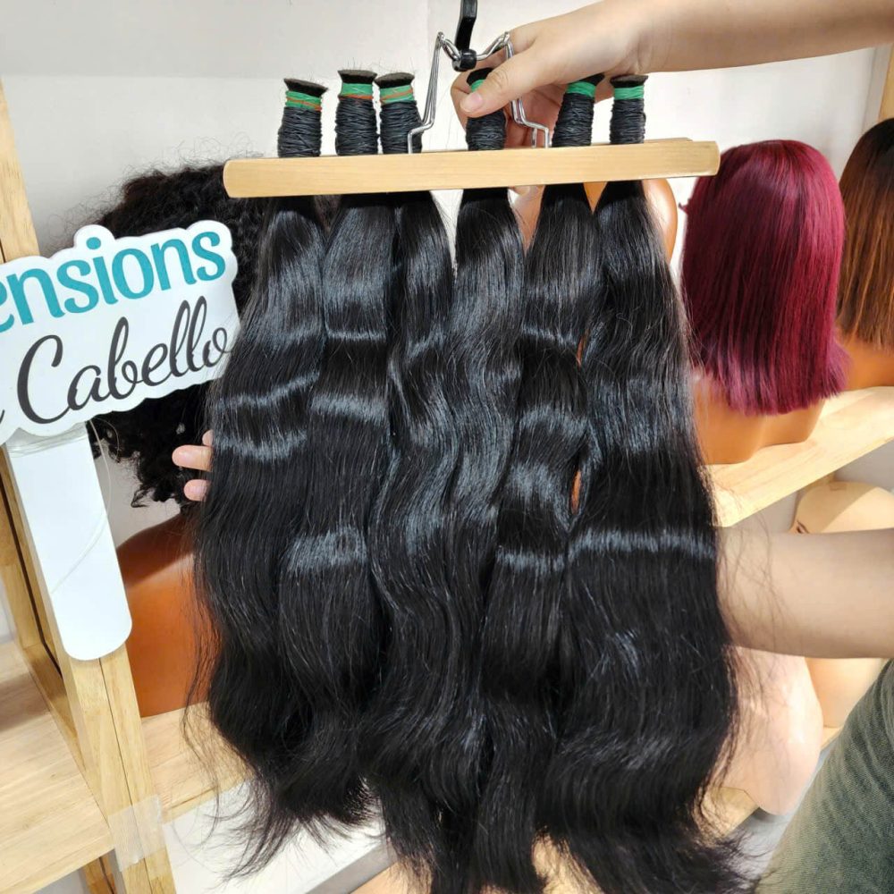 Natural Wave Vietnamese Raw Bulk Hair Extensions