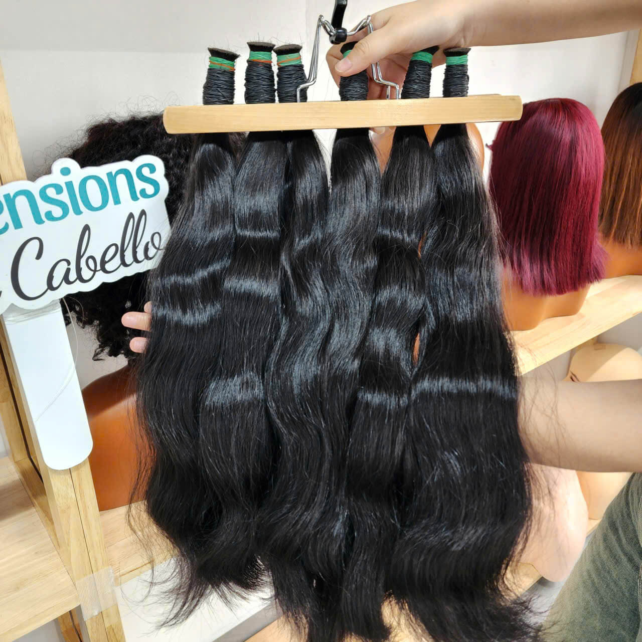 Natural Wave Vietnamese Raw Bulk Hair Extensions