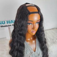 40 Inches Deep Wave - U Part Wig - Natural Black (1B) - GUGU Hair