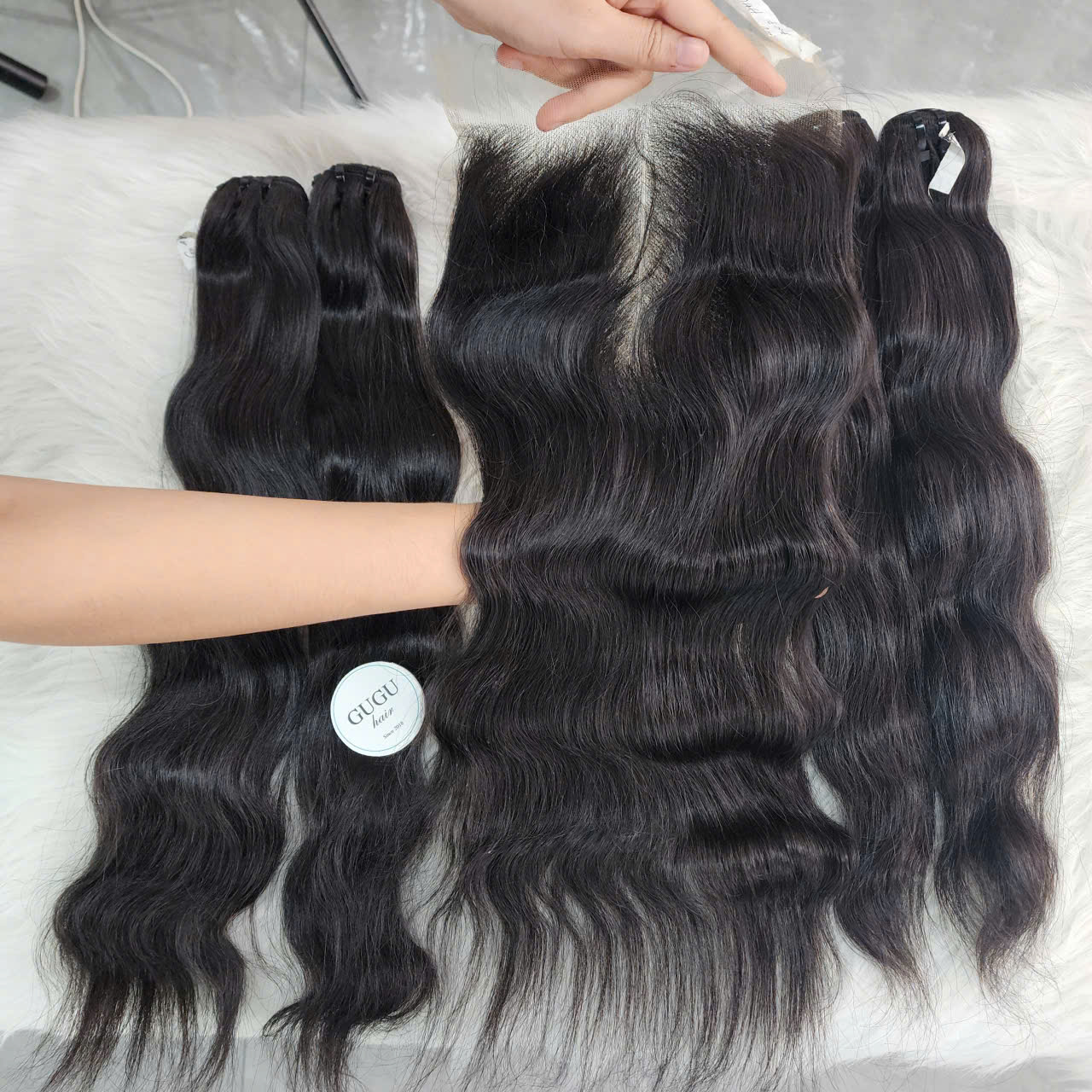 Premium Vietnamese Natural Wavy Raw Human Hair Bundle