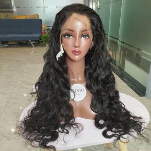 body wave human hair wig