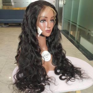 body wave human hair wig