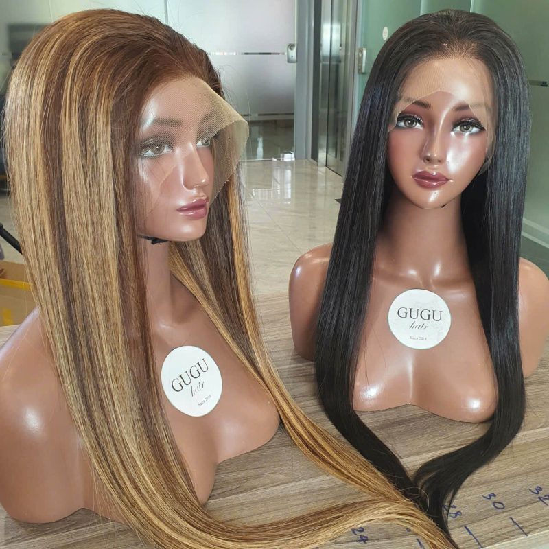 30 Inch Bone Straight Human Hair Wig – 100% Vietnamese Hair