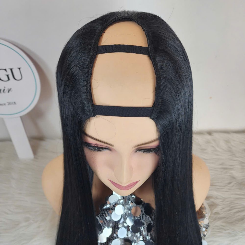 Human Hair Vietnamese Bone Straight U Part Wig