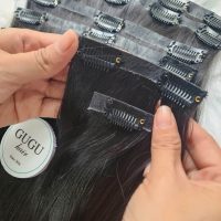 Vietnamese Natural Black Clip-in Hair Extensions – 100% Human Hair | GUGU HAIR 2 Vietnamese Natural Black Clip-in Hair Extensions – 100% Human Hair | GUGU HAIR