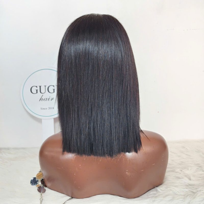 Vietnamese Human Hair Bob Wig – Glueless 5x5 Lace Closure for Natural Look