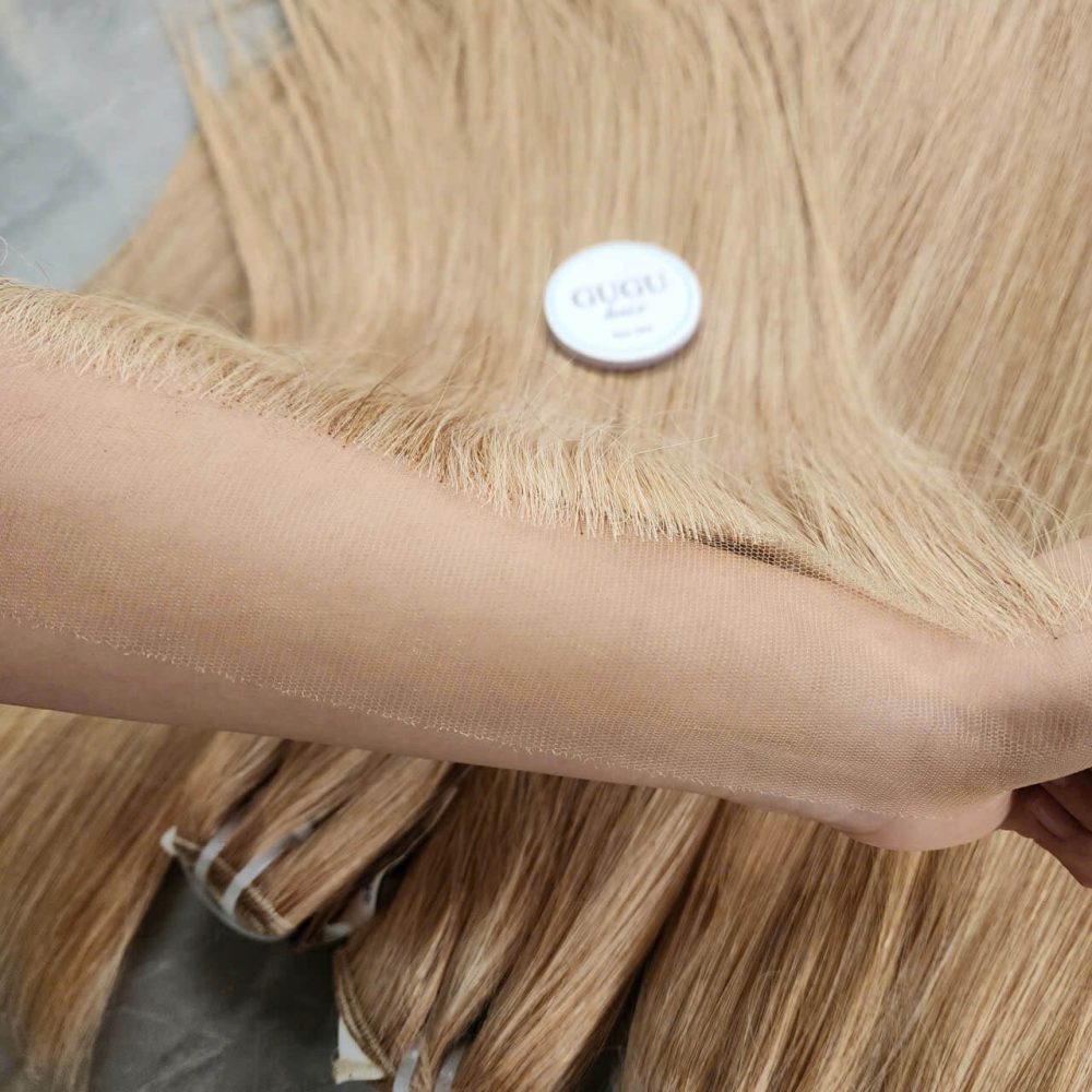 Bone Straight Hair Bundles Blonde Color