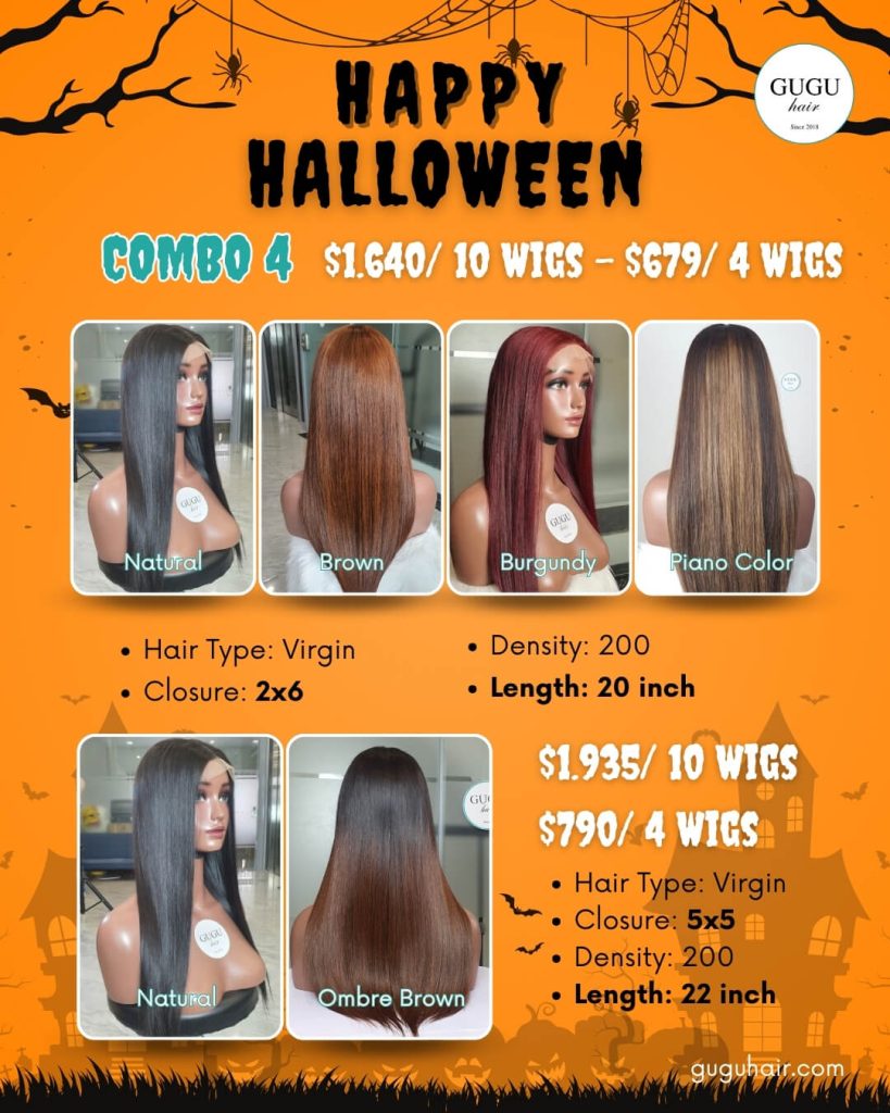 human hair wig sale halloween 1