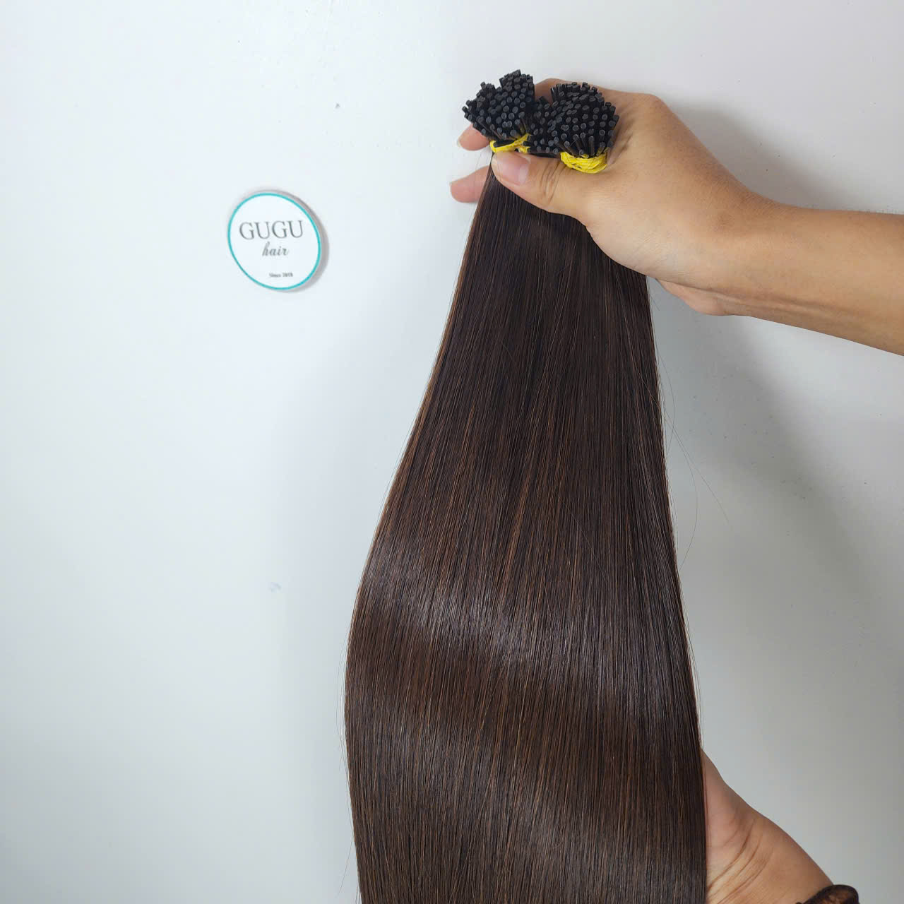 Premium I Tip Keratin Hair Extensions – Natural Human Hair 1 Premium I Tip Hair Extensions – Natural Human Hair