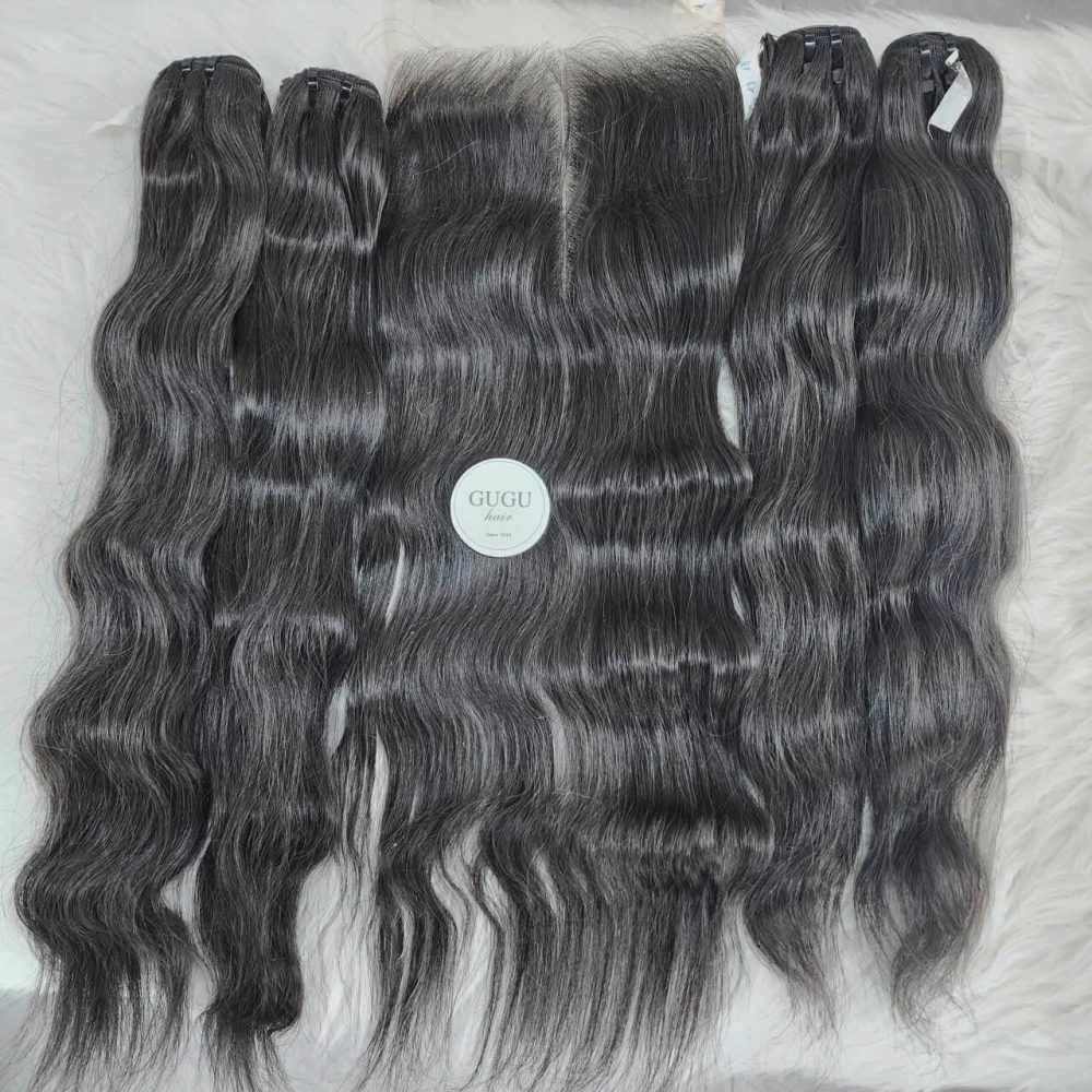 Premium Vietnamese Natural Wavy Raw Human Hair Bundle