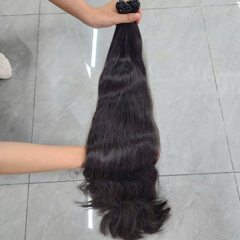High-Quality Natural Wavy Raw Vietnamese Human Hair Extensions