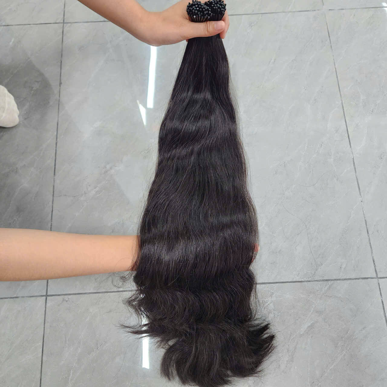 High-Quality Natural Wavy Raw Vietnamese Human Hair Extensions