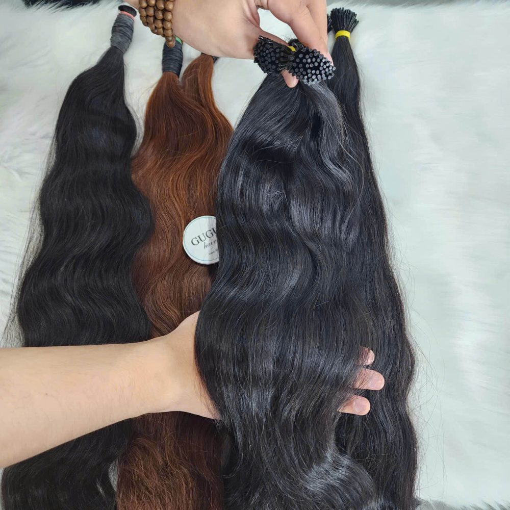 High-Quality Natural Wavy Raw Vietnamese Human Hair Extensions