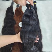 High-Quality Natural Wavy Raw Vietnamese Human Hair Extensions