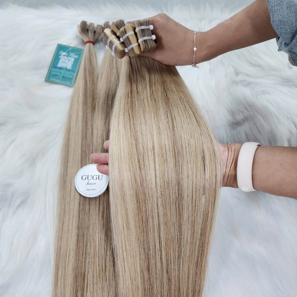 Tape-in Blonde Raw Vietnamese Hair Extension