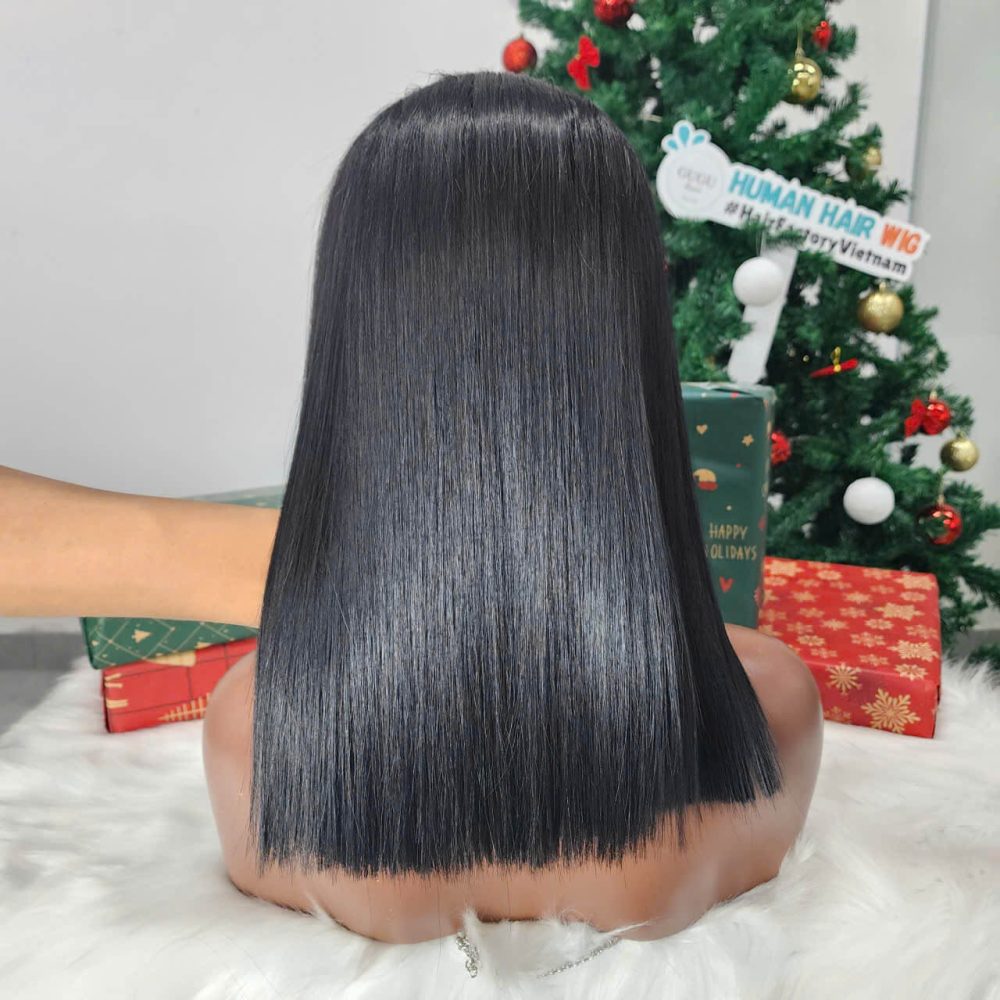 12 Inch Frontal HD Lace Bone Straigt Bob Wig Raw Human Hair