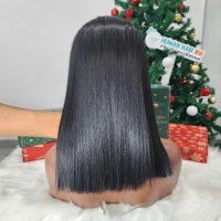 12 Inch Frontal HD Lace Bone Straigt Bob Wig Raw Human Hair