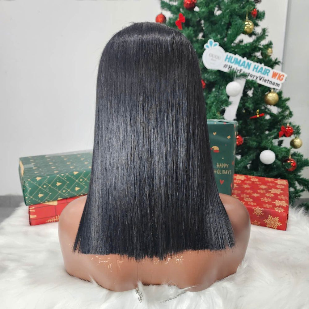 12 Inch Frontal HD Lace Bone Straigt Bob Wig Raw Human Hair