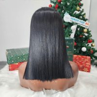 12 Inch Frontal HD Lace Bone Straigt Bob Wig Raw Human Hair